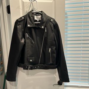REBECCA MINKOFF
Calf Leather Biker Jacket
Size: XL
